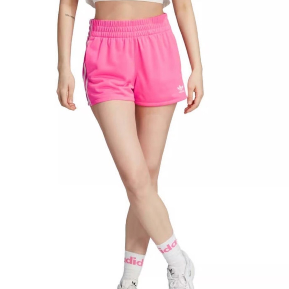 NWT ADICOLOR 3-STRIPES SHORTS Adidas originals, lucid pink, women's XS